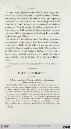 Pièces justificatives