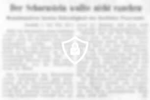 Der Schornstein wollte nicht mehr rauchen
