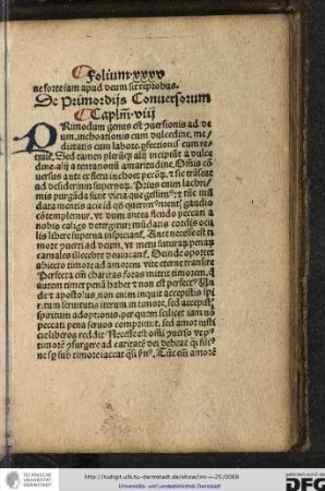 De primordiis conversorum, capitulum viii.