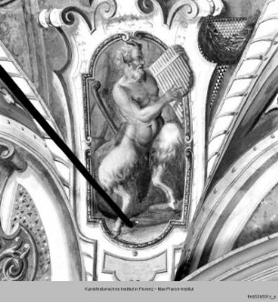 Freskenausstattung der Galleria : Deckendekoration : Pan