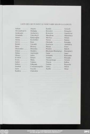 Liste Des Lieux Dont Le Nom Varie Selon La Langue