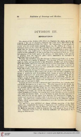 Division III: Engravings