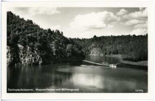 Kriebstein. Talsperre - Wappenfelsen und Mühlengrund