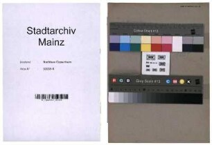 Drucksachen der Liedertafel