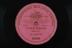 Aida : Celeste Aida / (Verdi)