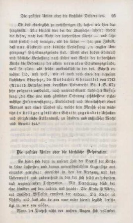 95-126 Die positive Union oder die kirchliche Desperation