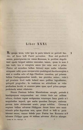 Titi Livii historiarum Romanarum libri qui supersunt, 3,1. Libros a tricesimo primo ad tricesimum quintum continens