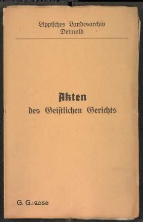 Henrich Peter Wärner (Warner, Werner) zu Schötmar, Sohn des verstorbenen Johann Werner gegen Küster Theophilus Krudup in Bösingfeld, wegen einer Schuldenregelung. Ein Vetter des Krudup war Jobst (Jost) Henrich von Briel