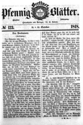No. 123, 11. u. 12. October