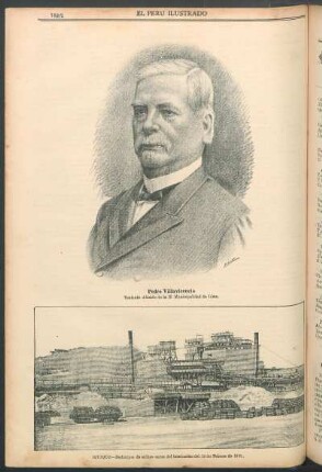 [Retrato de] Pedro Villavicencio : Teniente Alcalde de la H. Municipalidad de Lima.