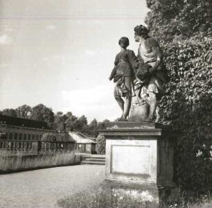 Skulpturengruppe: Meleageos und Atalante