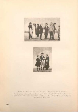 Bild 98 Zwei Miniaturmalereien von J. S. Baumeister um 1810, bekannte Gmünder darstellend