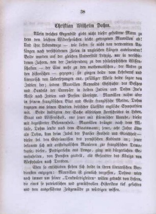 Christian Wilhelm Dohm.