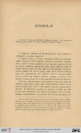 Epistolae
