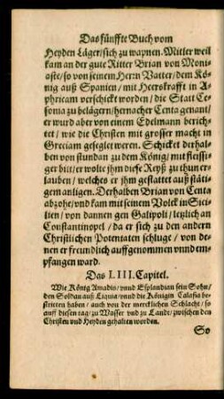 Das LIII. Capitel.