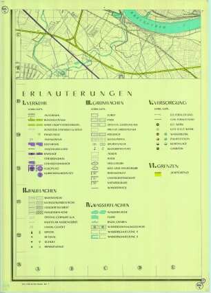 Leitplan der Stadt Düsseldorf, Verkehr