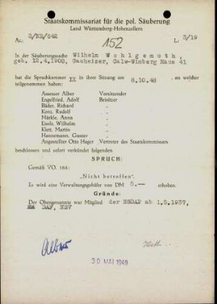 Wohlgemuth, Wilhelm