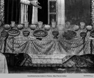 Antifonarium H aus San Domenico, Perugia : Initale A mit dem letzten Abendmahl