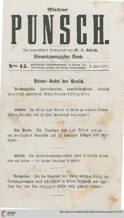 Nro. 15 (9. April 1871)