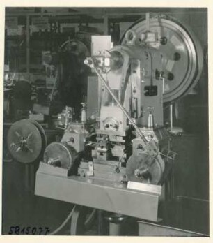 Schnittstanze, Foto 1958