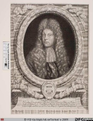 Bildnis Nicolaus Christoph Lyncker (1700 Frhr. von)