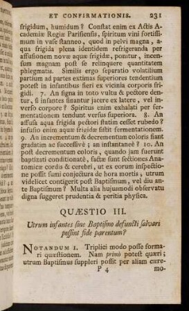 231-241, Quaestio III.
