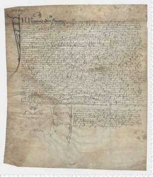 Testament des Bardowicker Domherrn Hinricus Schele. Notar Theod. Schutte [lat]. Rücks.: Bestätigungsvermerke des Bardowicker Domherrn Johannes Yseken von 1511 August 13 und 1511 Juli 3.