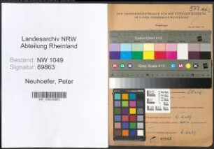 Entnazifizierung Peter Neuhoefer , geb. 18.06.1901 (Landwirt)