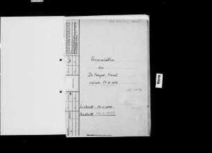 Freyer, Horst, Dr.; geb. 1903; Stellvertretender Vorsitzender