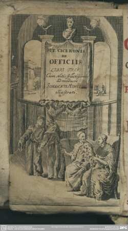 M. T. Ciceronis De Officiis Libri Tres. Cum Notis selectissimis ad modum Johannes Minelii illustrati