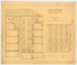 Kunsthandlung Eduard Schulte, Berlin: 2 Hofansichten 1:50