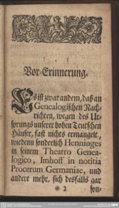 Vor-Erinnerung