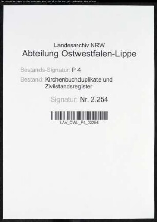Kirchenbuchduplikate der katholischen Gemeinde (T 1779-1807). (Gemeinde: Berge, katholische Gemeinde )