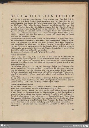 Die häufigsten Fehler