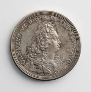 Medaille Kaiser Karls VI. auf den Frieden von Passarowitz 1718
