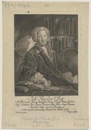Bildnis des Joh. Theodor Eller