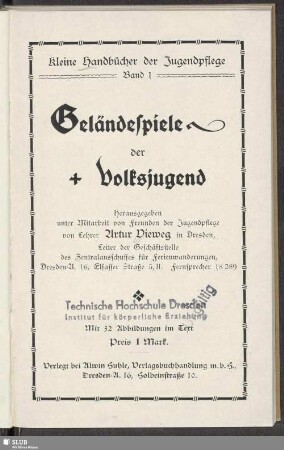Geländespiele der Volksjugend