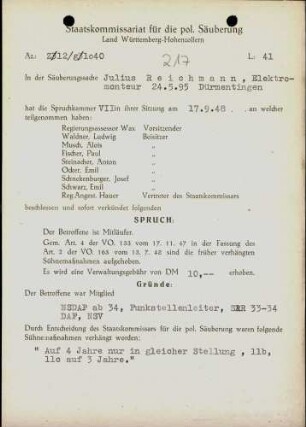 Reichmann, Julius