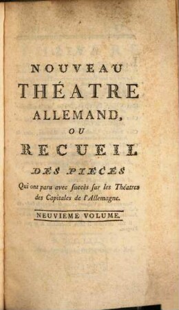 Nouveau Théâtre Allemand, 9