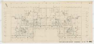 Wohnhaus Otto-Suhr-Allee 53/55/57, Berlin-Charlottenburg: Grundriss 1. Obergeschoss 1:50