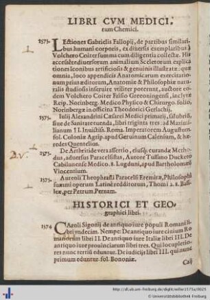 Historici Et Geographici Libri.