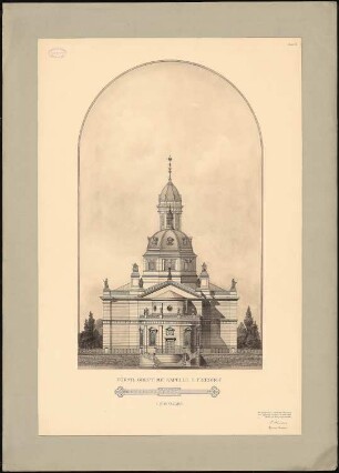 Fürstliche Gruftkapelle: Rückansicht