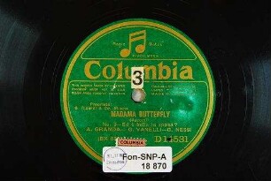 Madama Butterfly : No. 3; Ed e bella la sposa? / (Puccini)