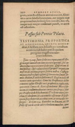 Passus sub Pontio Pilato.