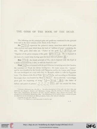 The Gods of the Book of the Dead