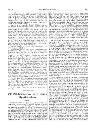 Die Schulaufsichtsfrage im preußischen Abgeordnetenhause : (Schluß)