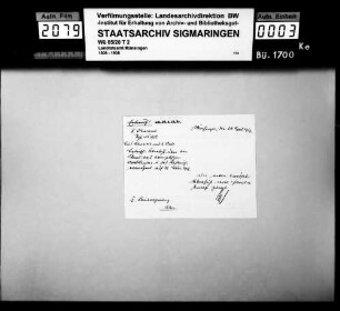 Übersicht über den Stand des evangelischen Ortskirchen- und Stiftungsvermögens (gebunden)