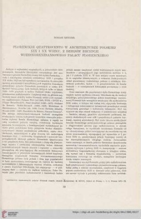 48: Florenckie Quattrocento w architekturze polskiej XIX i XX wieku. Z dziejów recepcji wczesnorenesansowego pałacu florenckiego