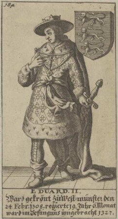 Bildnis von Eduard II., König von England