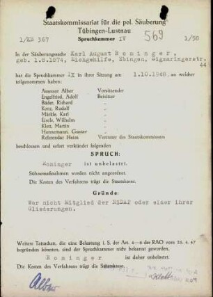 Rominger, Karl August